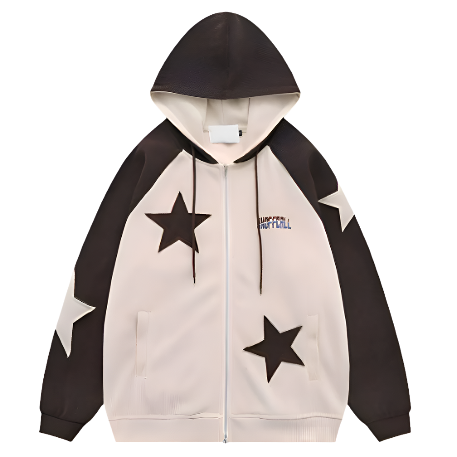 Star Graphics Double Colorway Zip-Up Hoodie