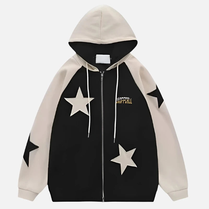 Star Graphics Double Colorway Zip-Up Hoodie