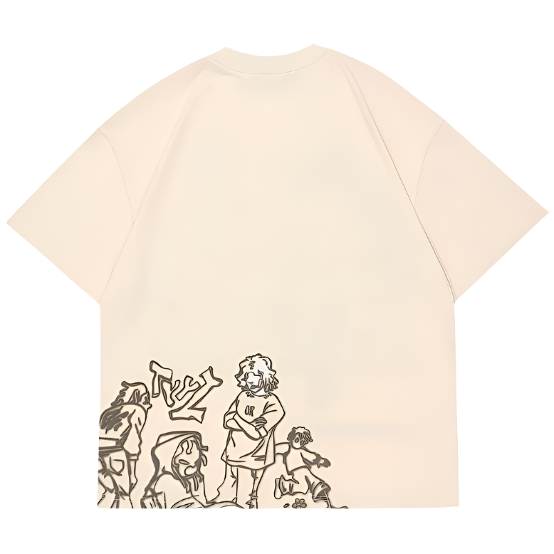 Vague Memories Summer Casual Printed T-Shirt