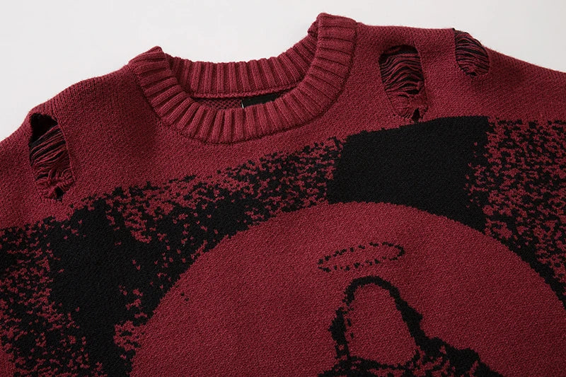 Salvation Knitted Ripper Hem Pullover