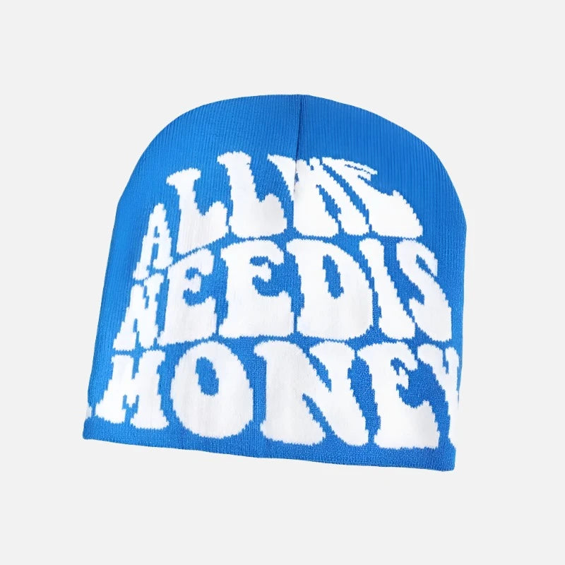 STRONOS "All We Need is Money" Knit Winter Beanie