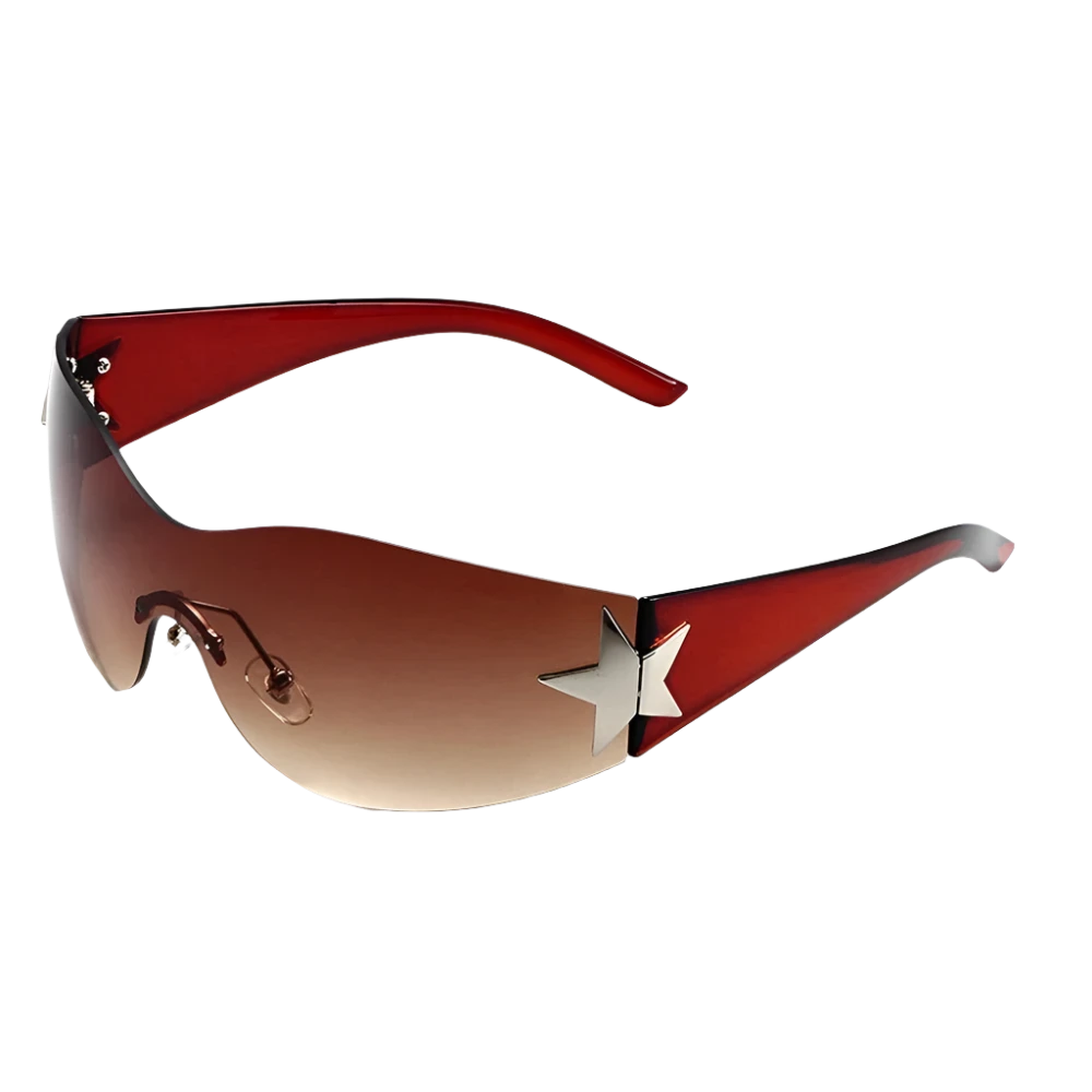 Rimless Star Dual Color Glasses