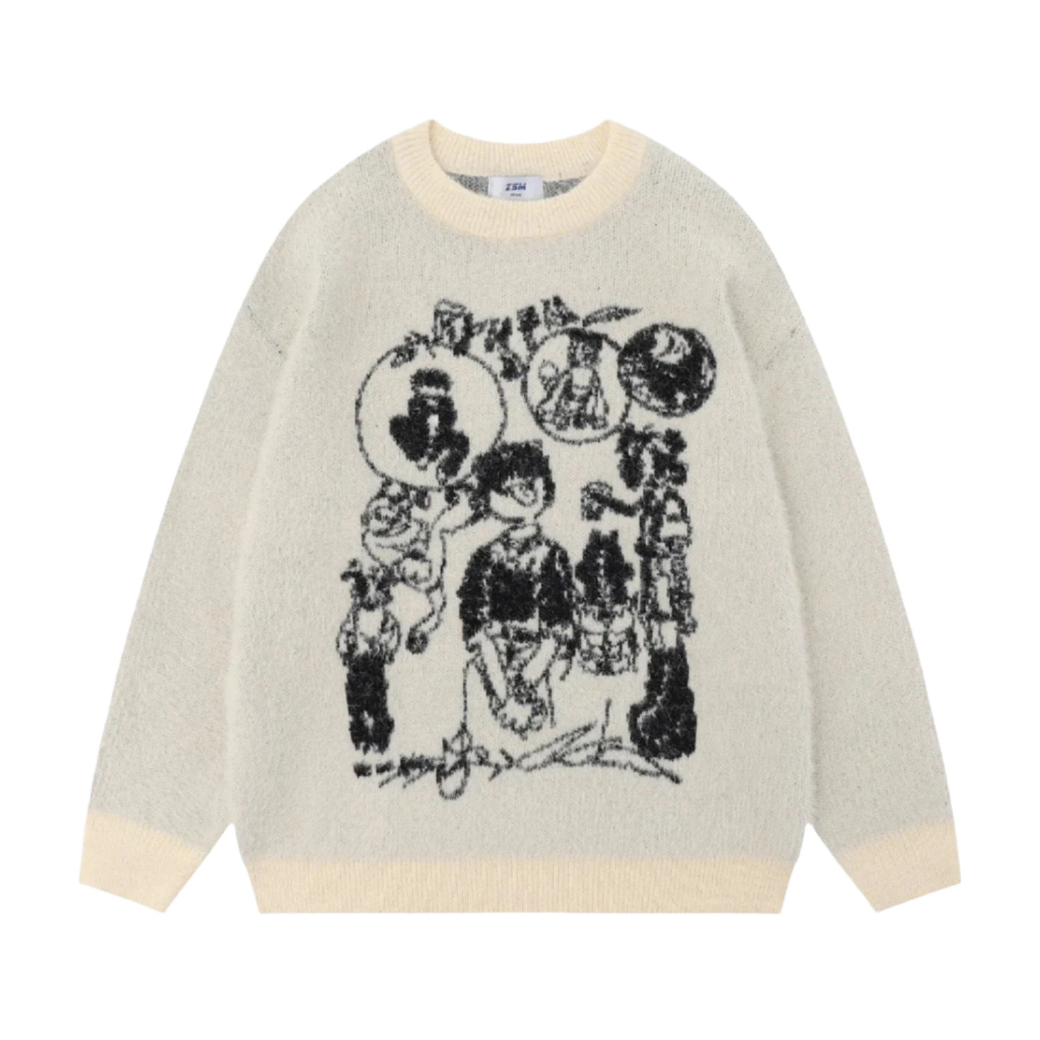 Harajuku Japanese Cartoon Casual Pullover