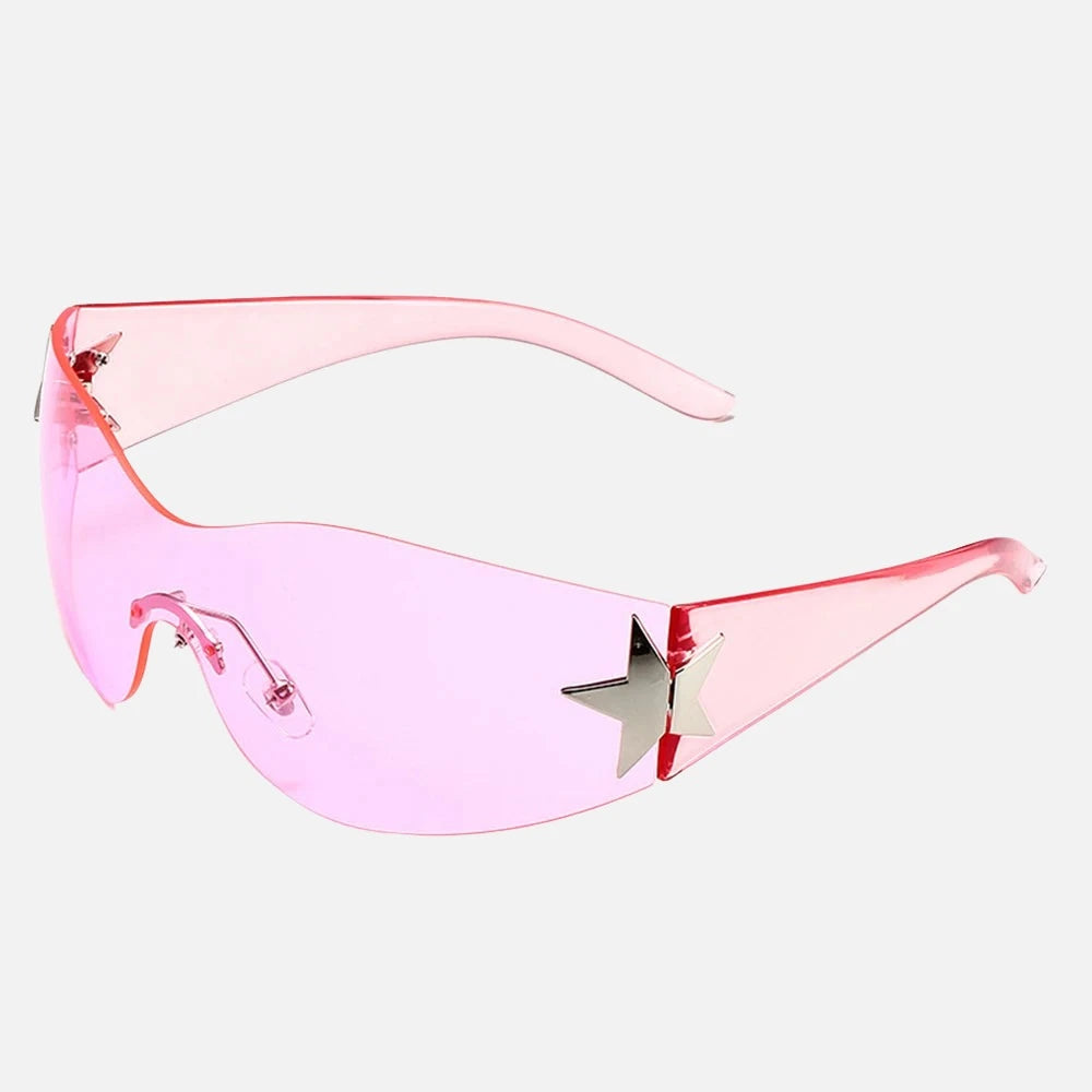 Rimless Star Dual Color Glasses