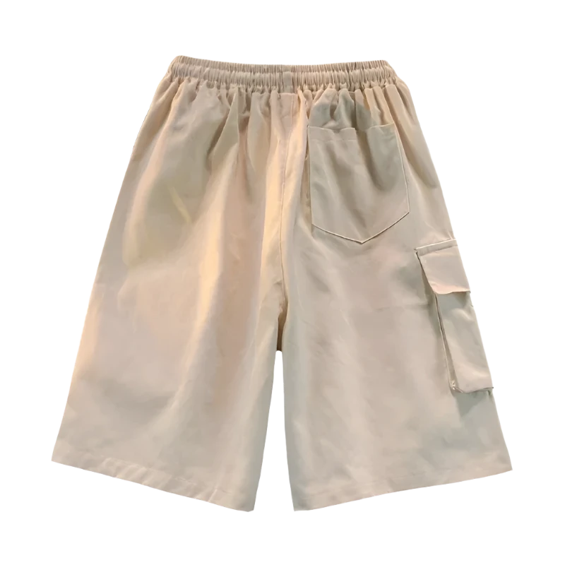 Cargo Pocket Minimalist Drawstring Shorts