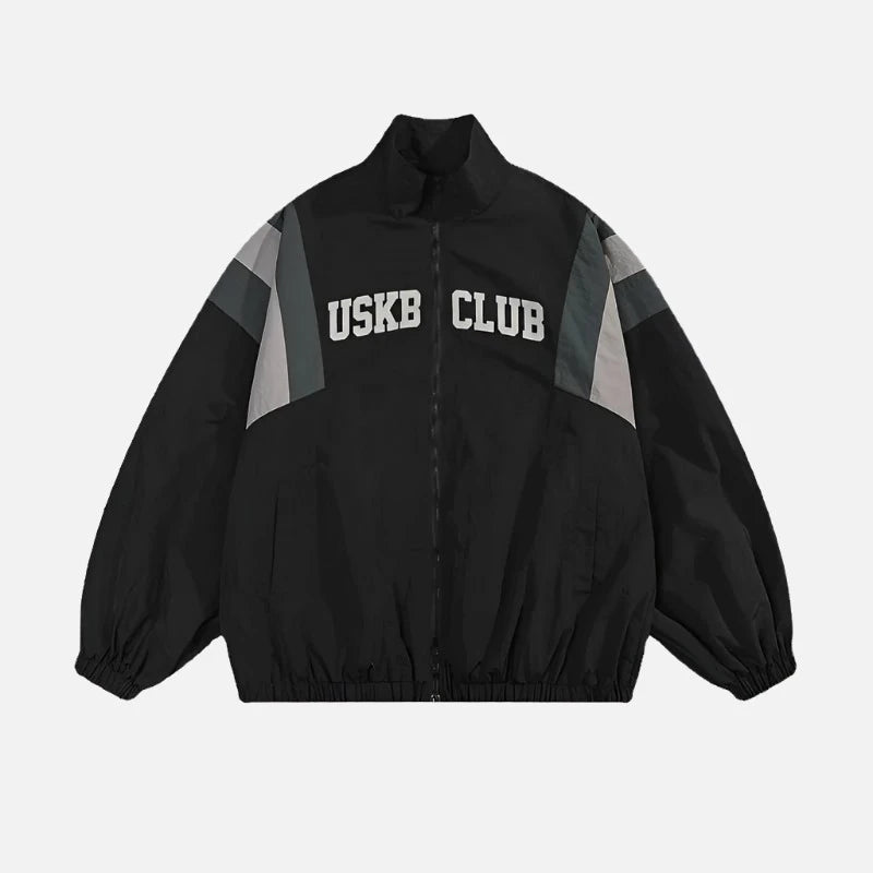 USKB CLUB Lettering Windbreaker