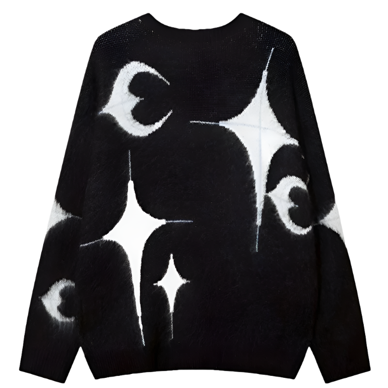 Moonlight Knitted Grunge Sweater