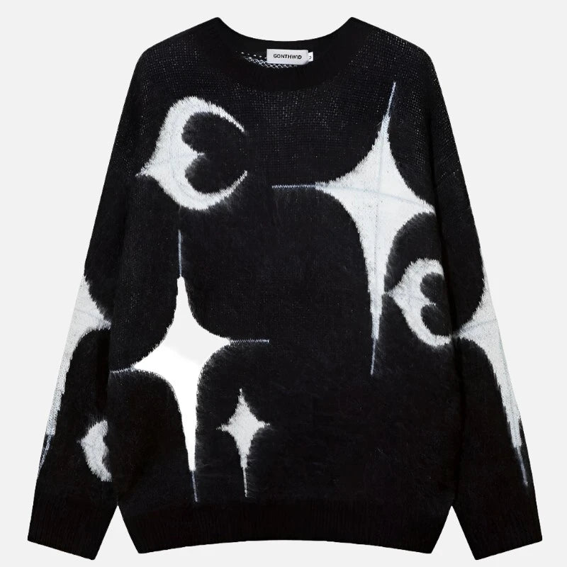 Moonlight Knitted Grunge Sweater