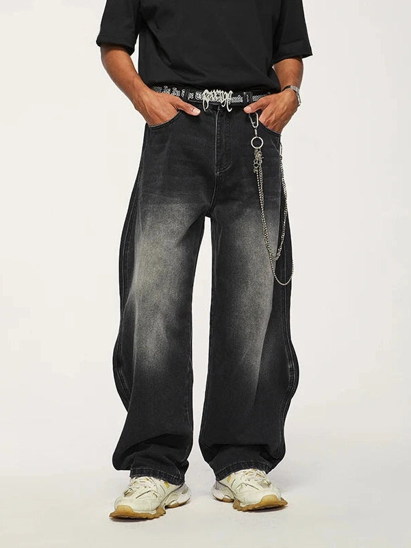 Brand Baggy Fit Autumn Denim Jeans