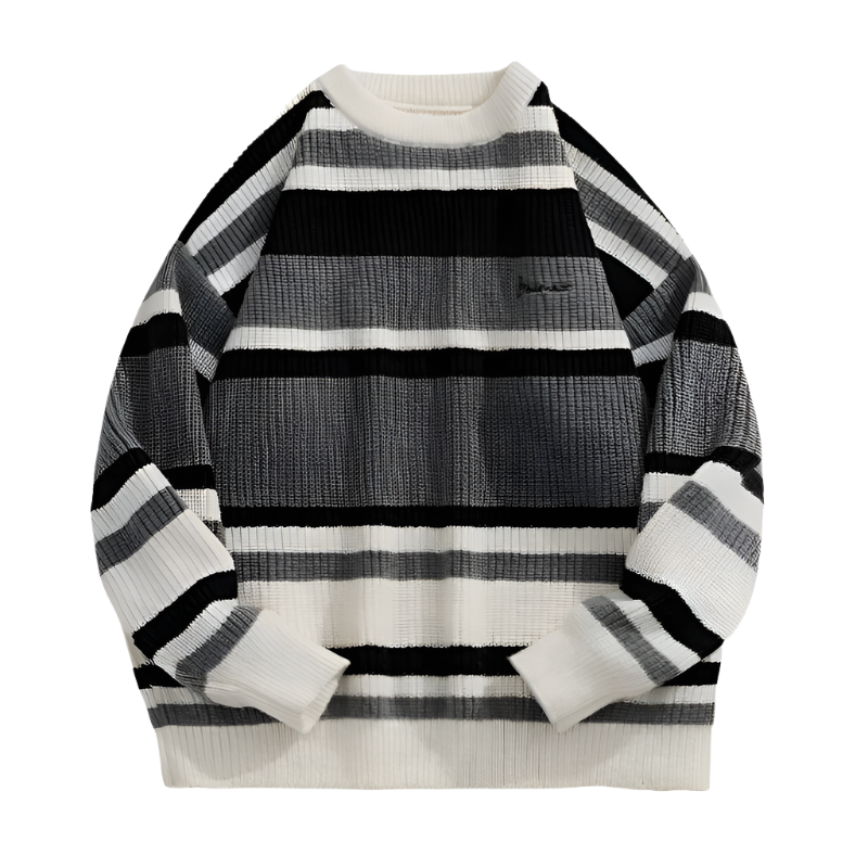 Autumn & Winter Knitted Stripped Pullover