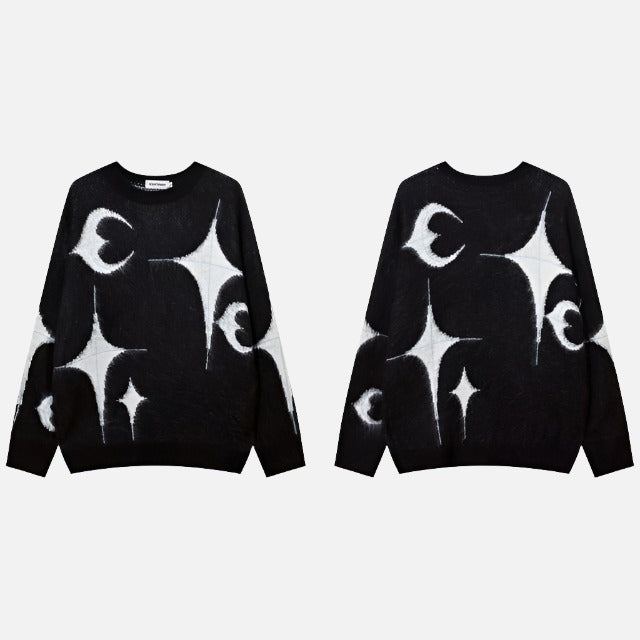 Moonlight Knitted Grunge Sweater