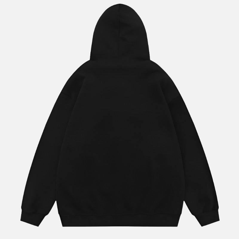 GrayStar Y2k Lettering Zip Up Hoodie