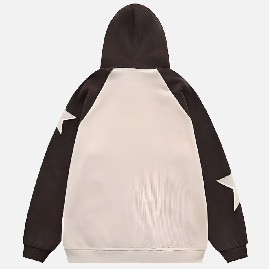 Star Graphics Double Colorway Zip-Up Hoodie